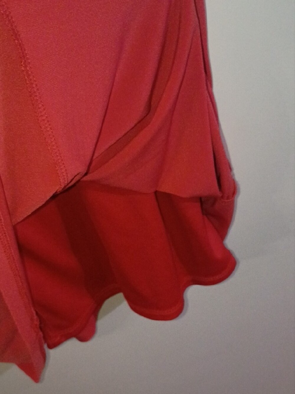 Jessica Simpson Coral Flutter Sleeve Wrap-Style Dress – Size 14 - Picture 6 of 7